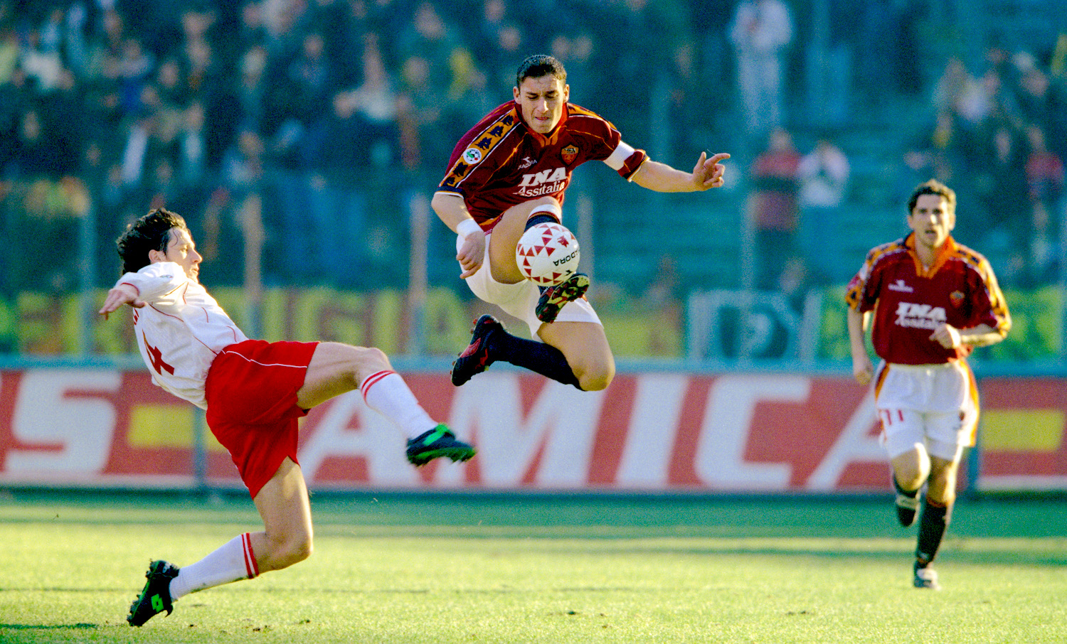 Wallpaper, Francesco Totti, totti, AS Roma, asr, vintage, football player, Serie A, sport, jersey, red, Rome 1500x906