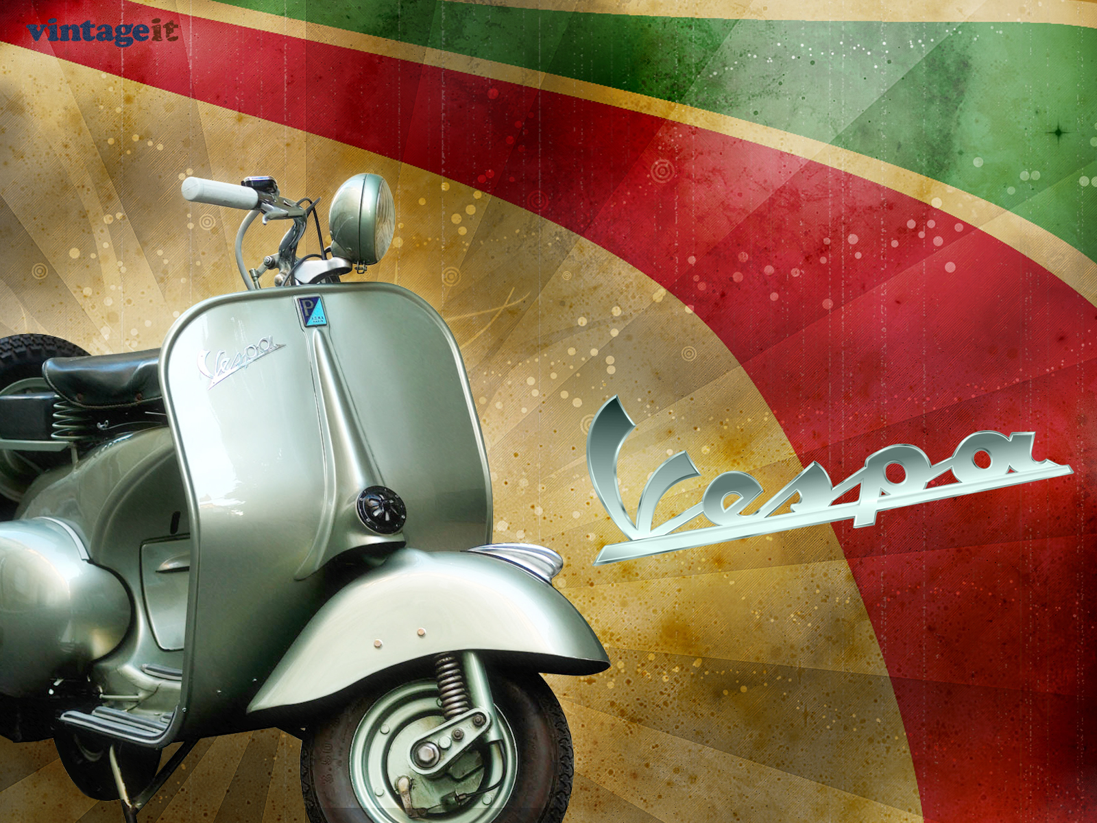Vespa Vintage Wallpaper Desktop wallpaper 1600x1200