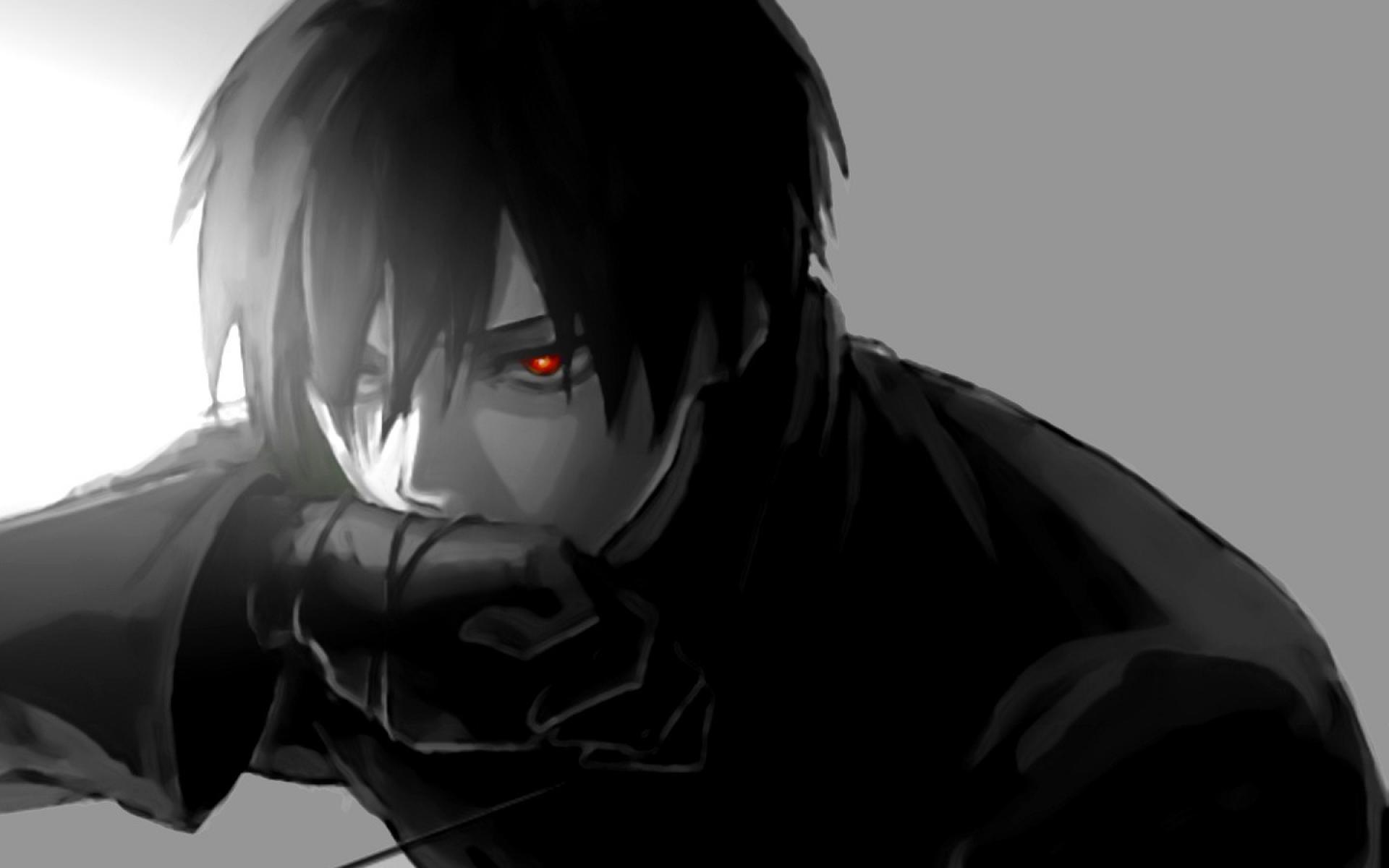 Desktop Wallpaper Hei, Darker Than Black, Anime Boy, Red Eyes, HD Image, Picture, Background, 8f2679