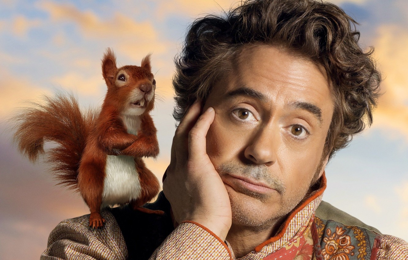 Wallpapers Comedy, Craig Robinson, Craig Robinson, 2020, Dolittle, Robert John Downey Jr, fantasy adventure comedy film, Robert John Downey Jr., An amazing journey of Dr Doolittle, Protein Kevin, squirrel Kevin image for