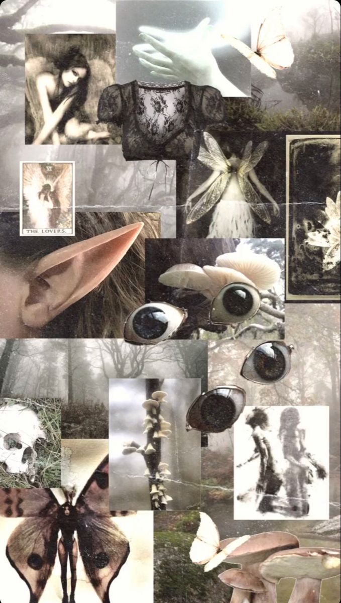 grunge fairy collage. Goth wallpaper, Fairycore wallpaper, Fairy grunge aesthetic