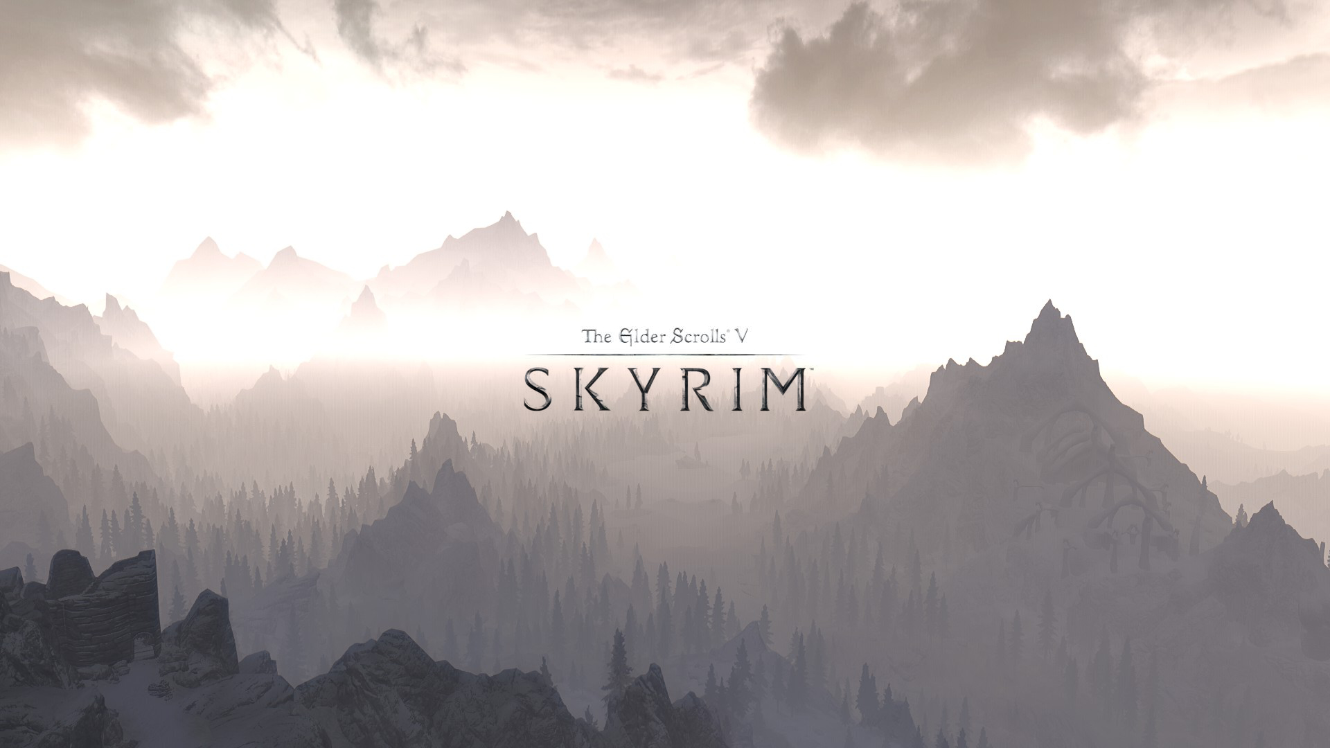 Skyrim Misty Mountains Wallpaper at Skyrim Nexus and Community