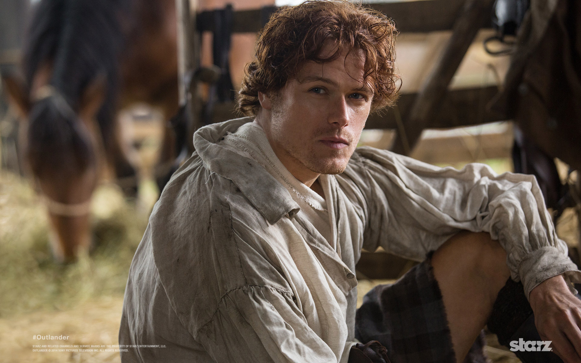 Jamie Fraser 2014 TV Series Wallpaper