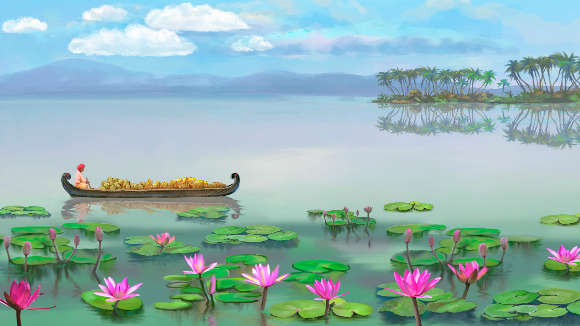 Dream Holiday screensaver for Windows and free live wallpaper for Android