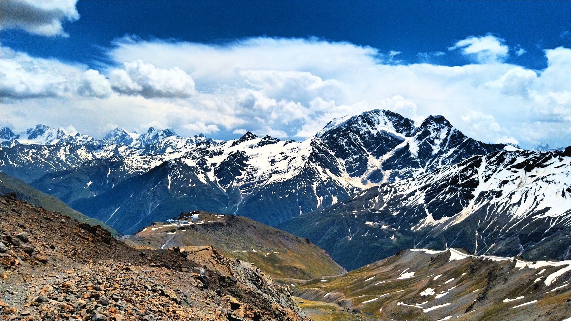 HD Wallpaper for theme: Caucasus Mountains HD wallpaper, background
