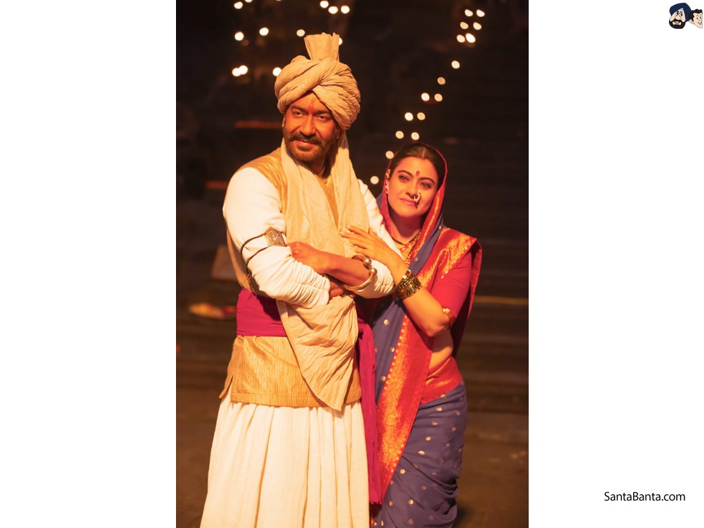 Ajay Devgan and Kajol in Om Raut`s biographical drama `Tanhaji The Unsung Warrior`