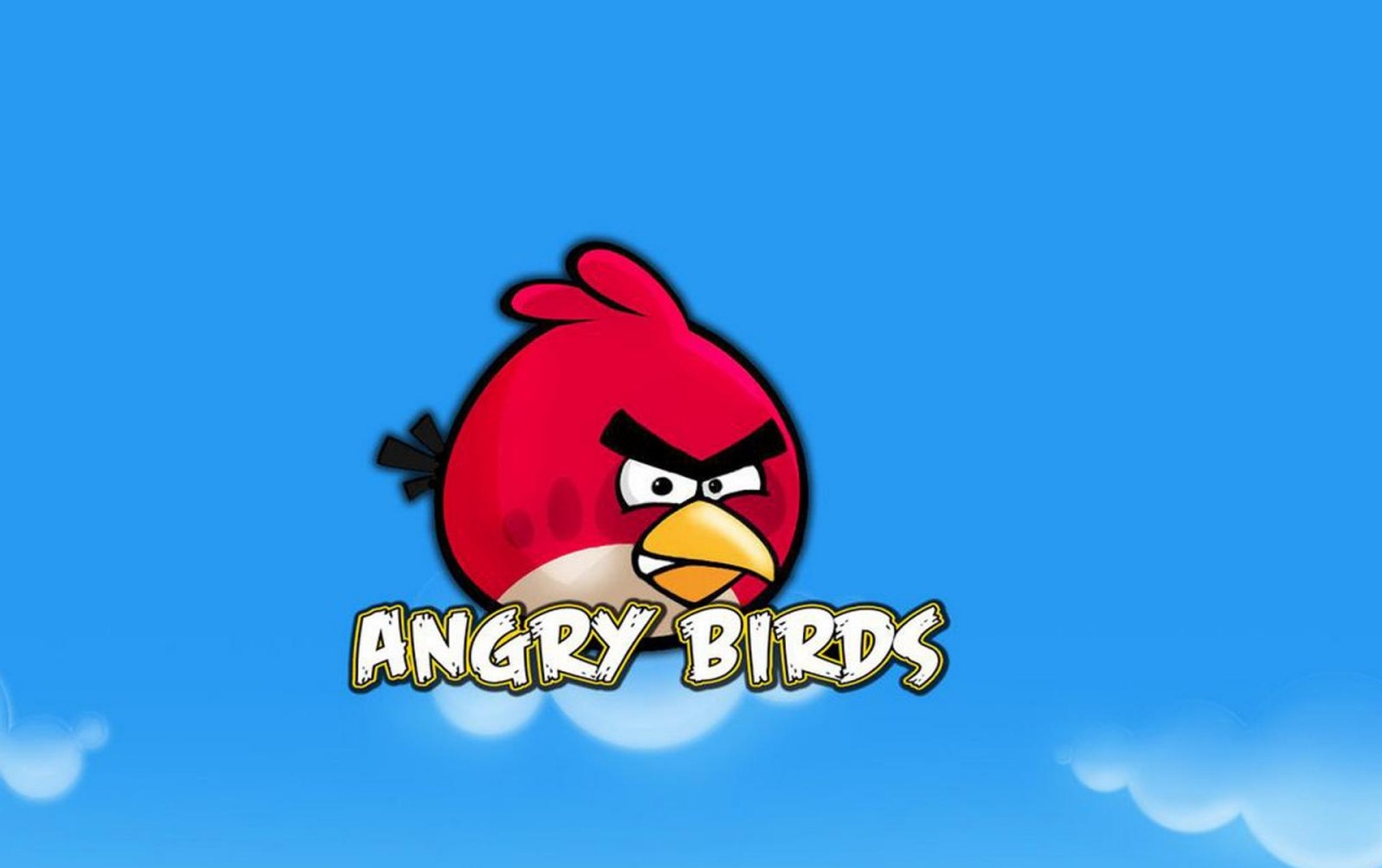 Angry Birds Blue Sky Wallpaper