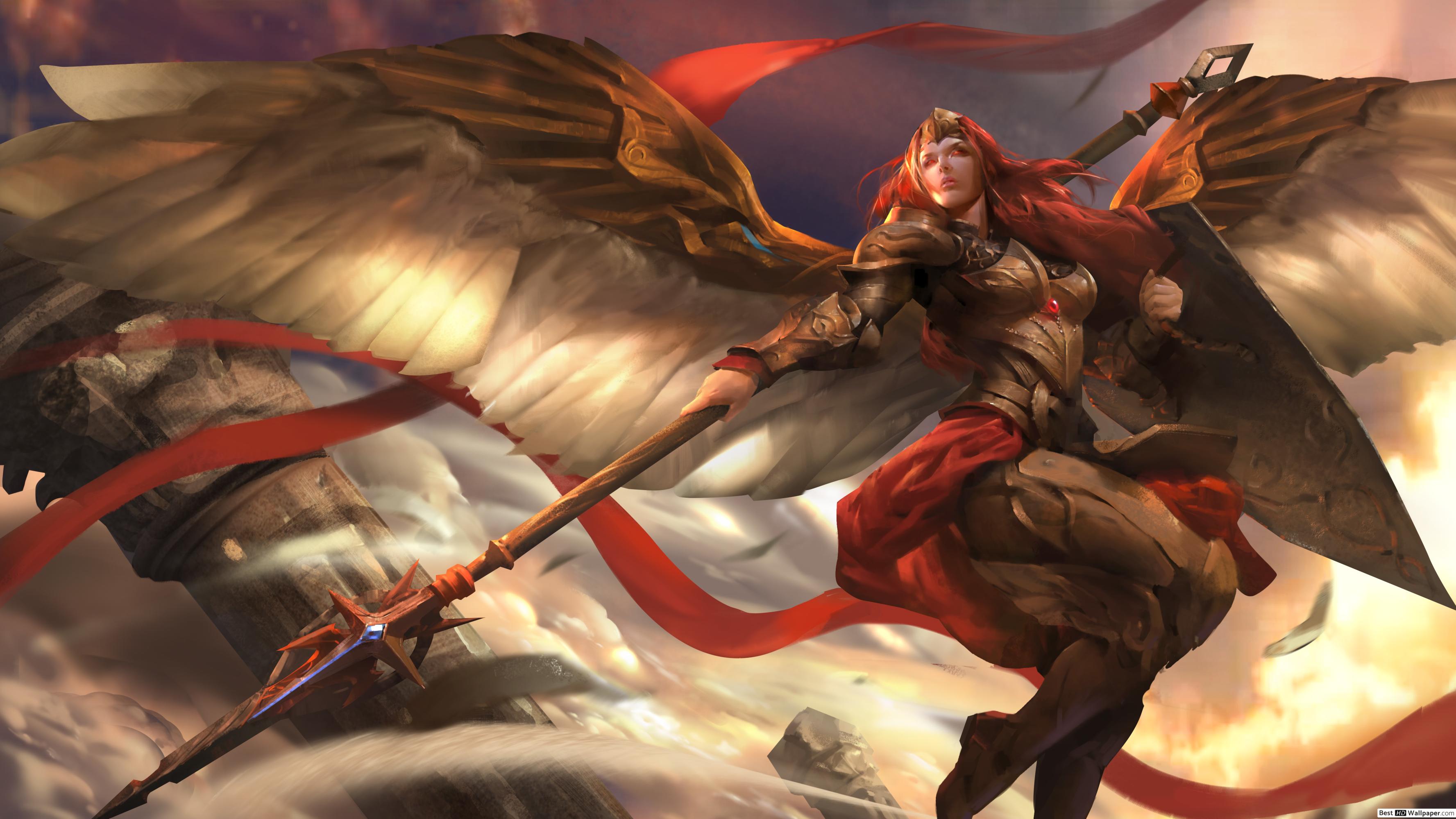 Heroes of Newerth game Valkyrie HD wallpaper download