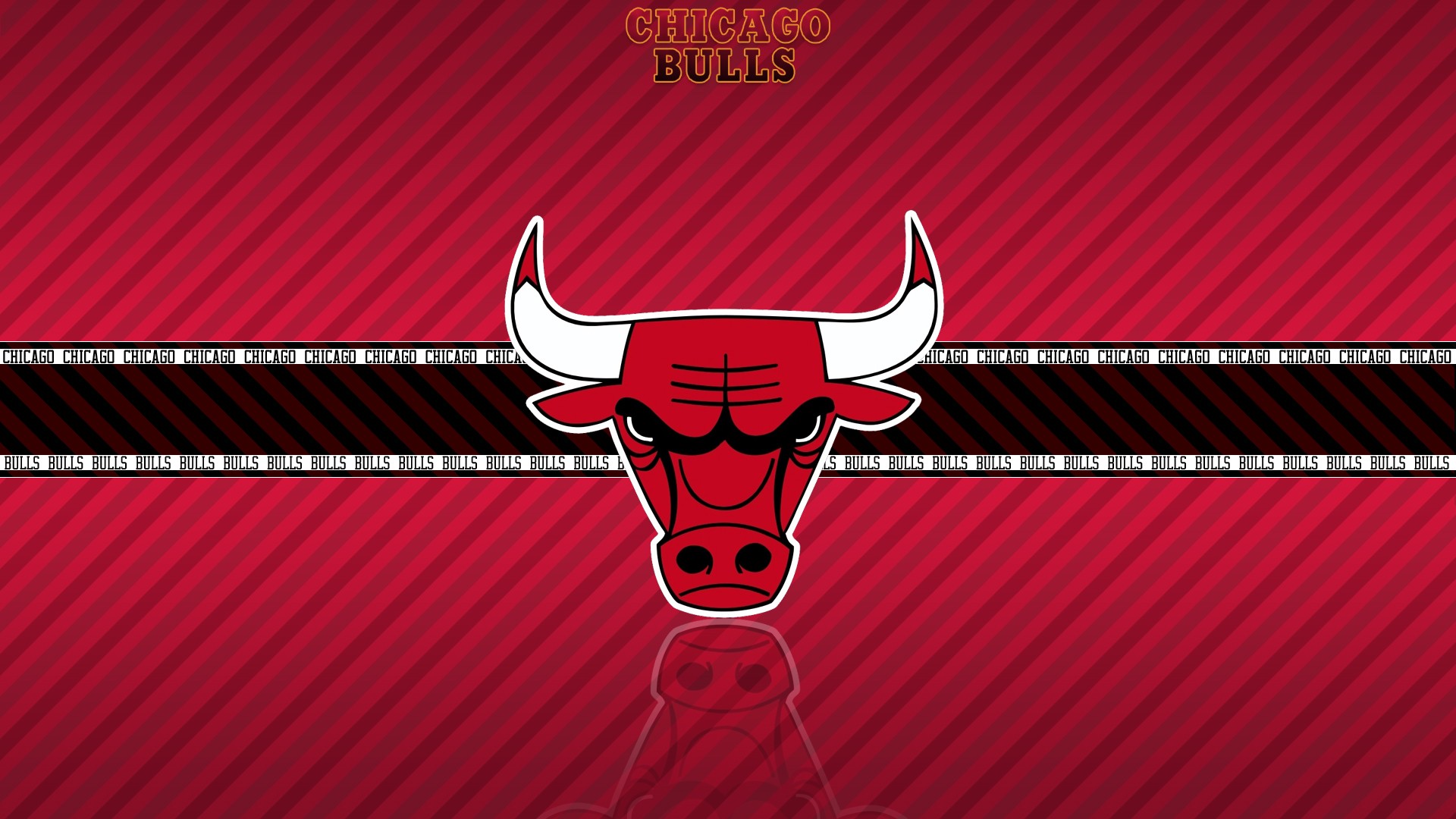 Chicago Bulls Logo 3D