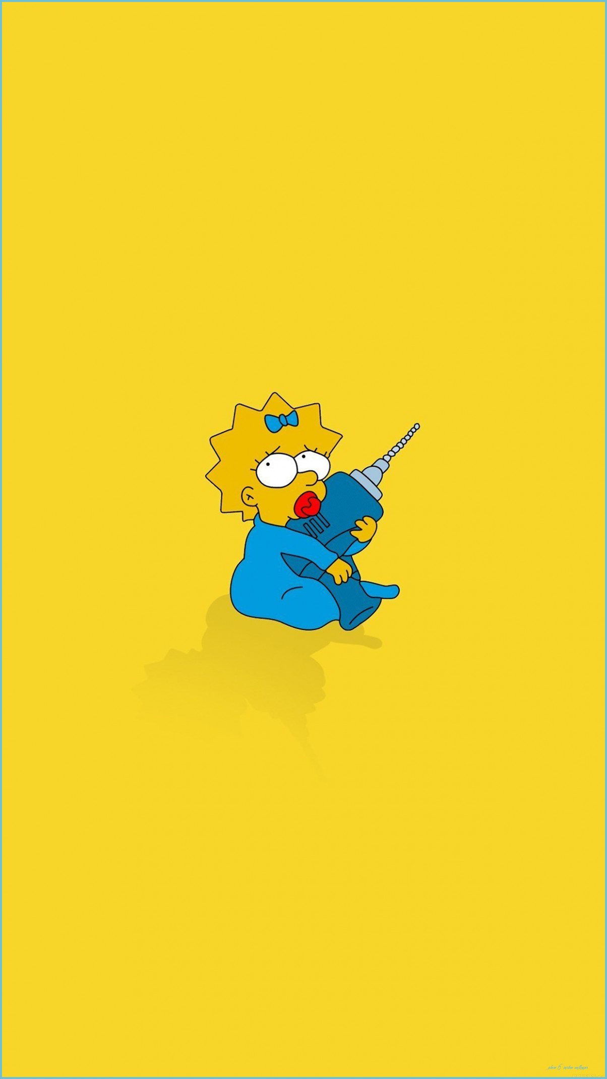 IPhone11papers Simpsons Maggie Cute Illust Cartoon Art 6 Cartoon Wallpaper