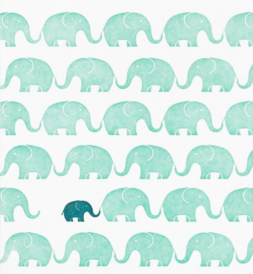 Elephant Pattern Wallpaper Free Elephant Pattern Background