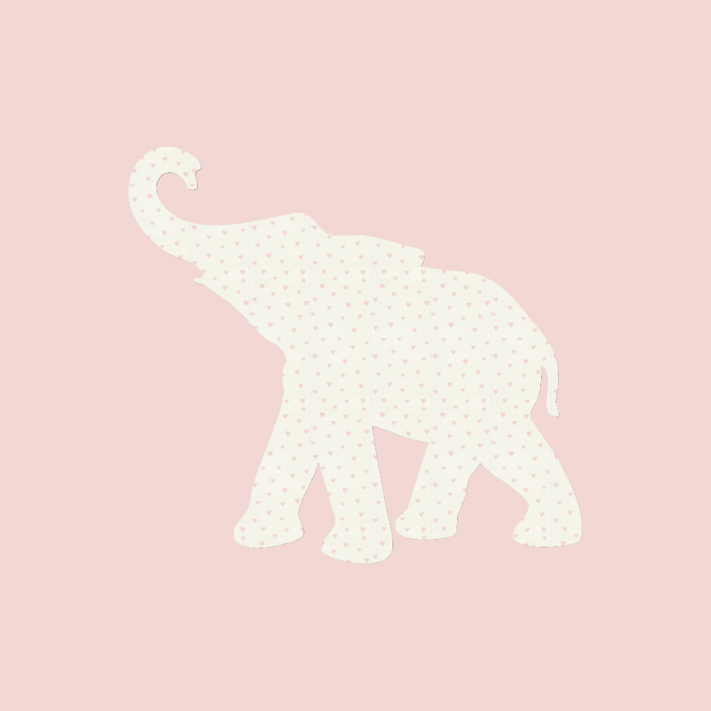 Baby Elephant Wallpaper Silhouettes