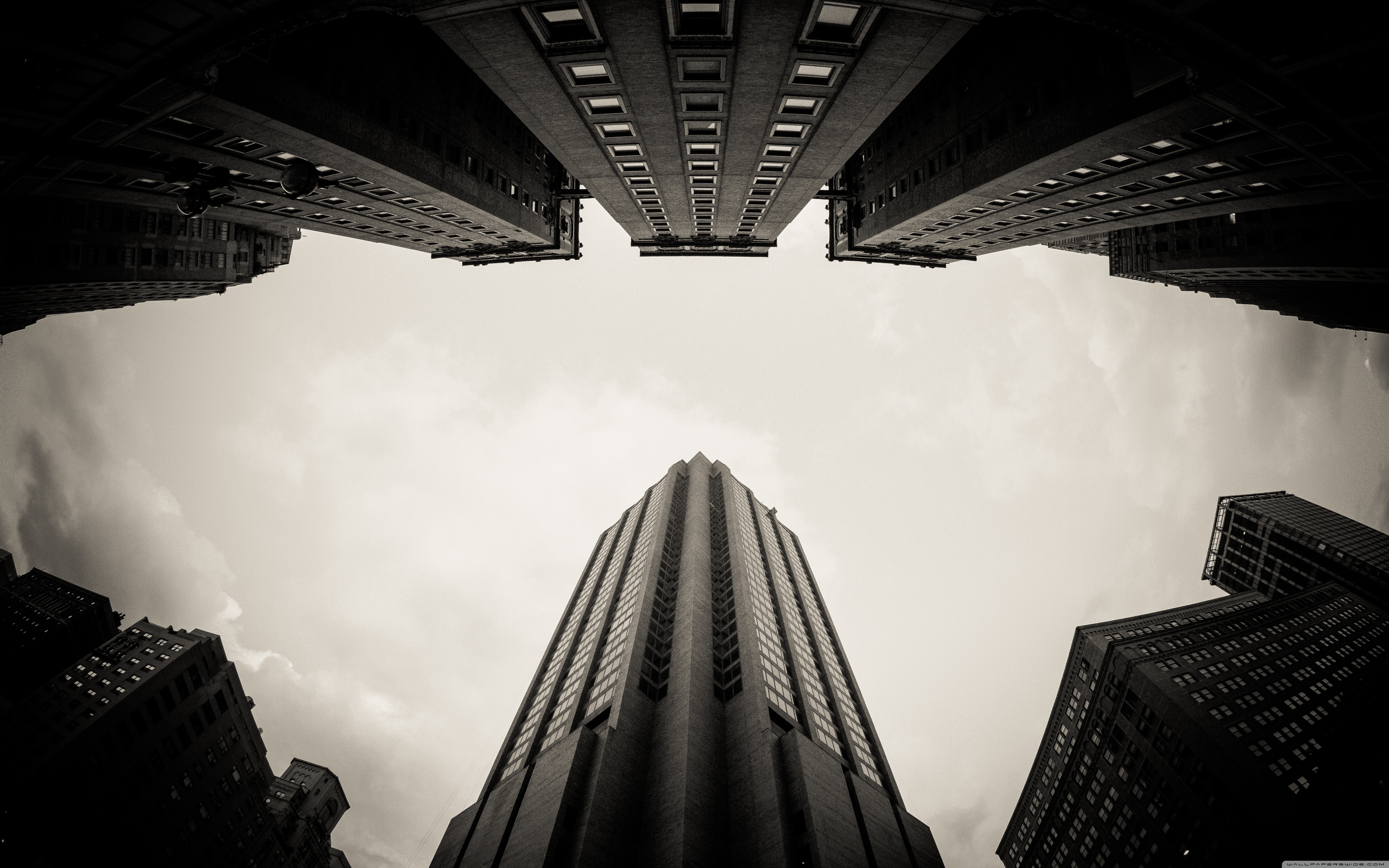 New York City Fisheye Lens Photography Ultra HD Desktop Background Wallpaper for 4K UHD TV, Widescreen & UltraWide Desktop & Laptop, Multi Display, Dual Monitor, Tablet