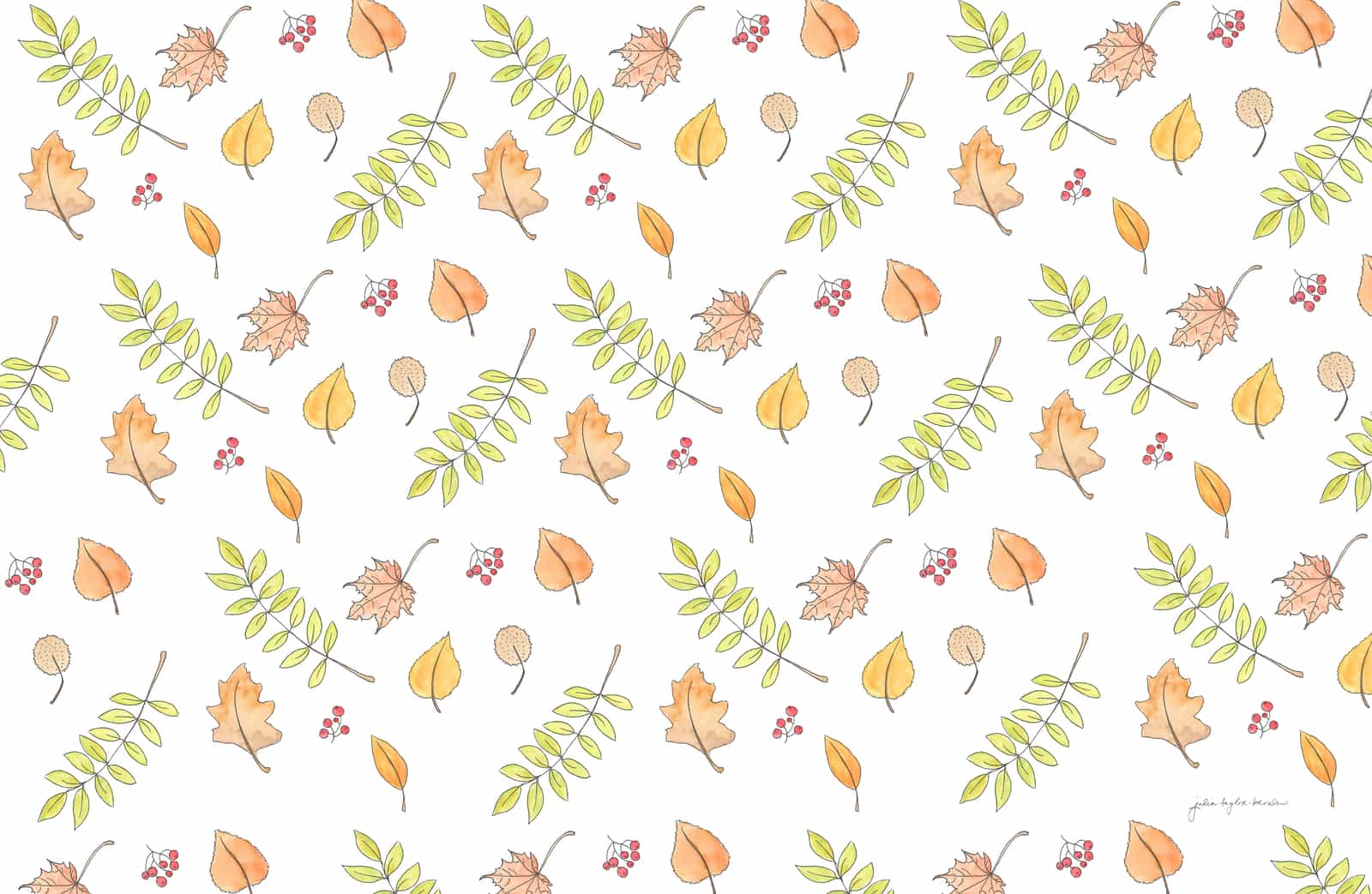 Autumn Pattern Wallpaper Free Autumn Pattern Background