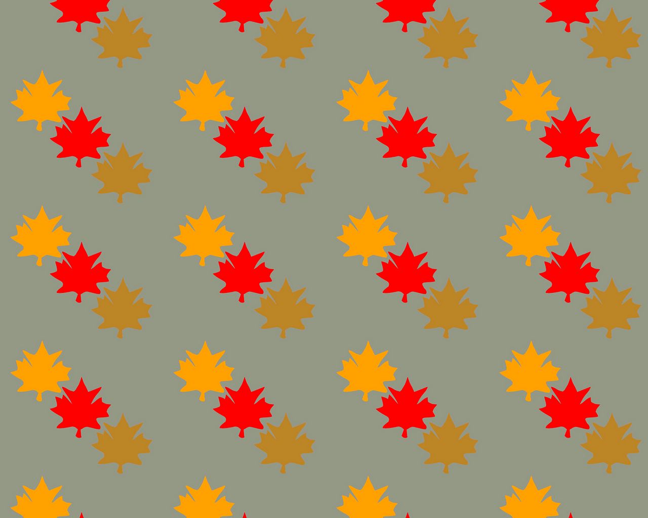 Download wallpaper 1280x1024 leaves, maple, autumn, patterns, texture standard 5:4 HD background