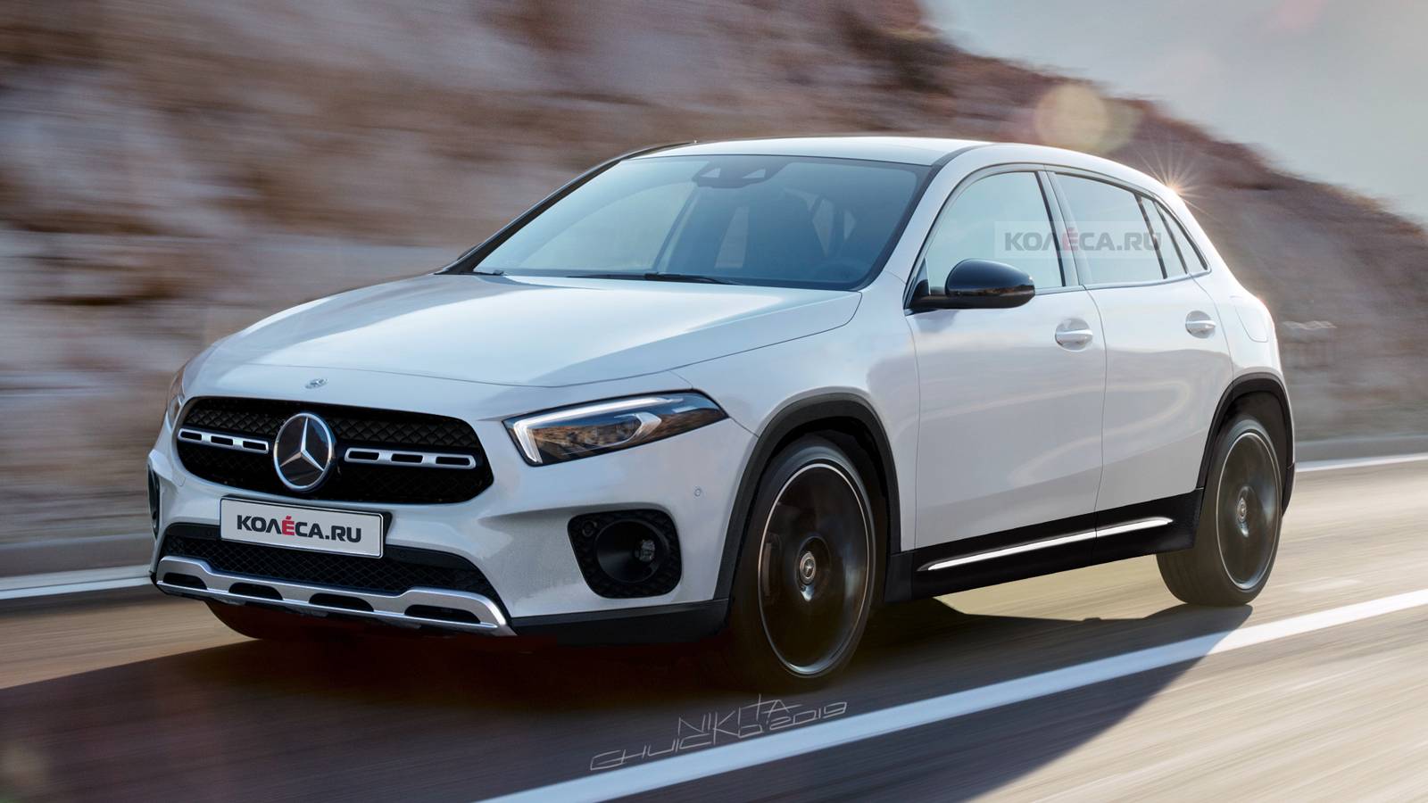 Mercedes GLA Class Rendering Looks Convincingly Sporty