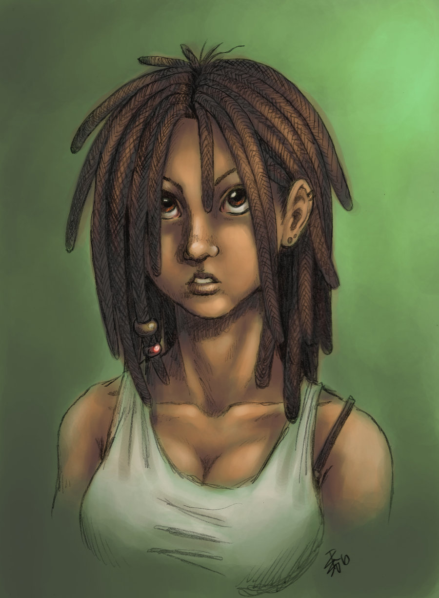 Black Girl With Dreads Wallpapers Wallpaper Cave