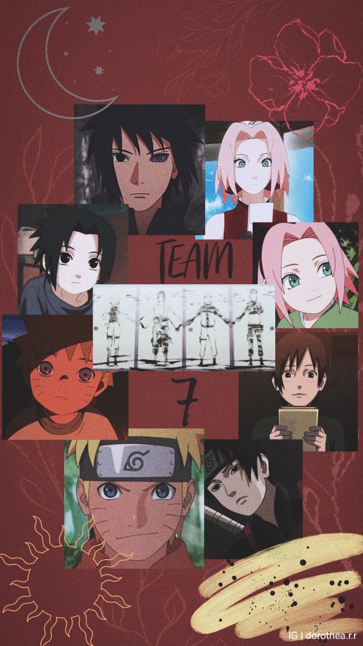 Naruto Team 7 aesthetic wallpaper