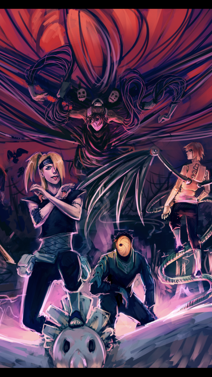 Naruto Pain iPhone Wallpaper