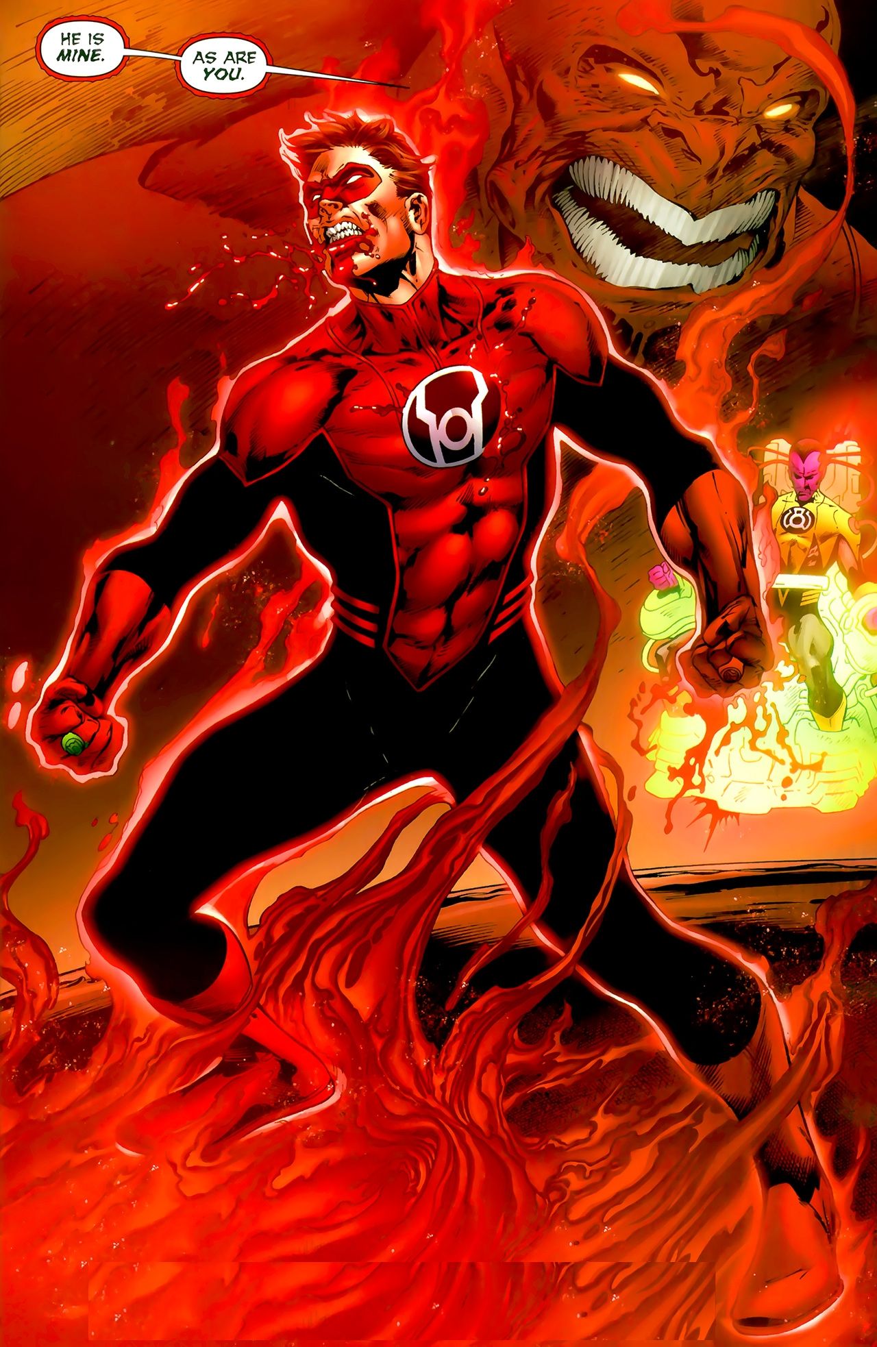 atrocitus vs hal jordan. Sinestro vs Atrocitus vs Hal vs Saint Walker. Personajes de marvel, Red lantern corps, Green lantern corps
