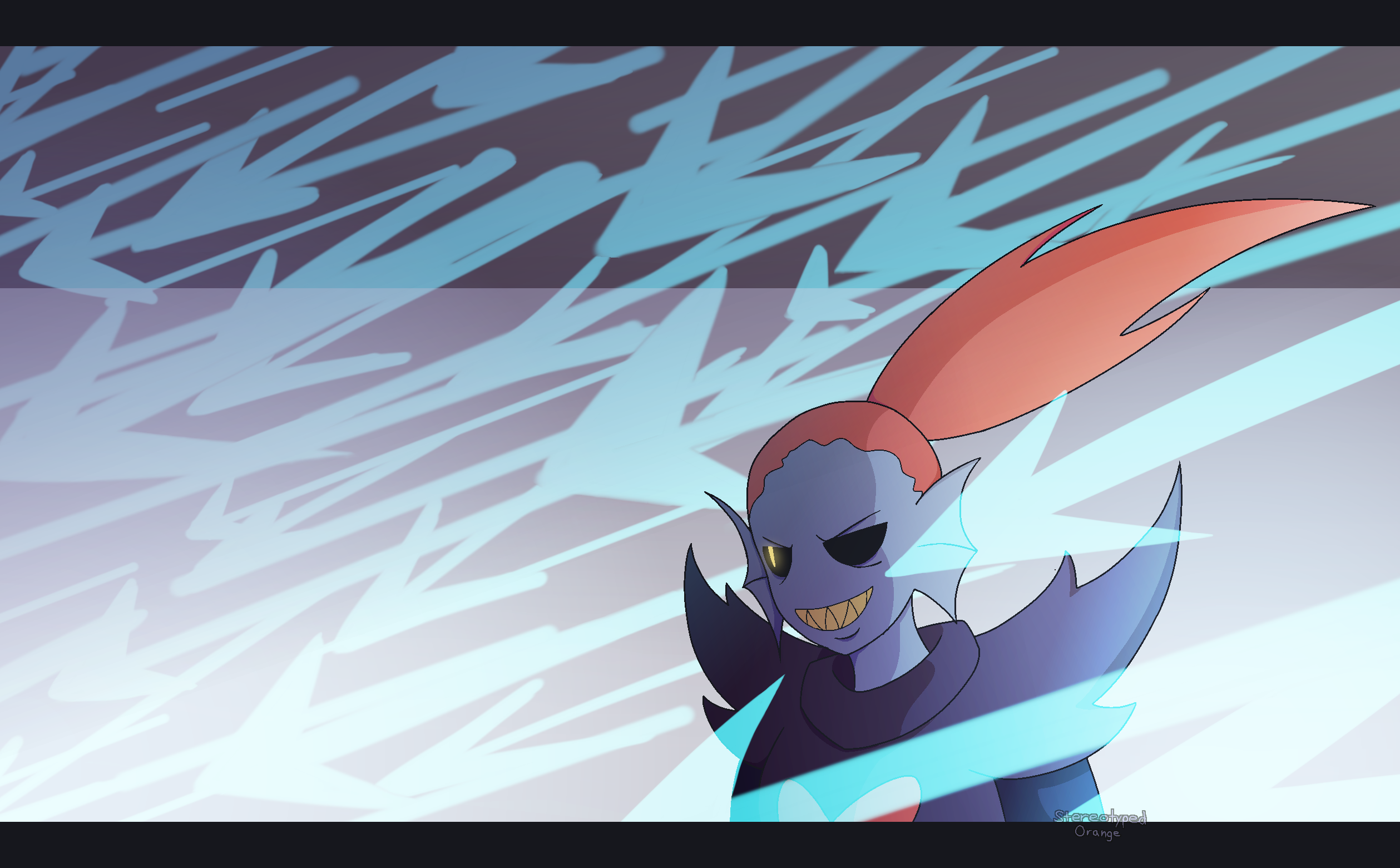 Undyne The Undying.. GlitchTale. Undertale AU.. By Stereotyped Orange. Undertale, Undertale Au, Anime