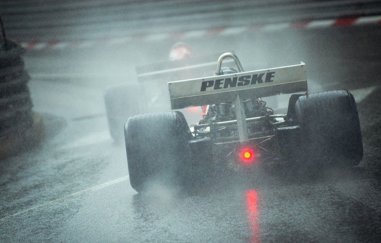 Wallpaper Rain, Race, Formula Race, Formula The car, Rain image for desktop, section спорт
