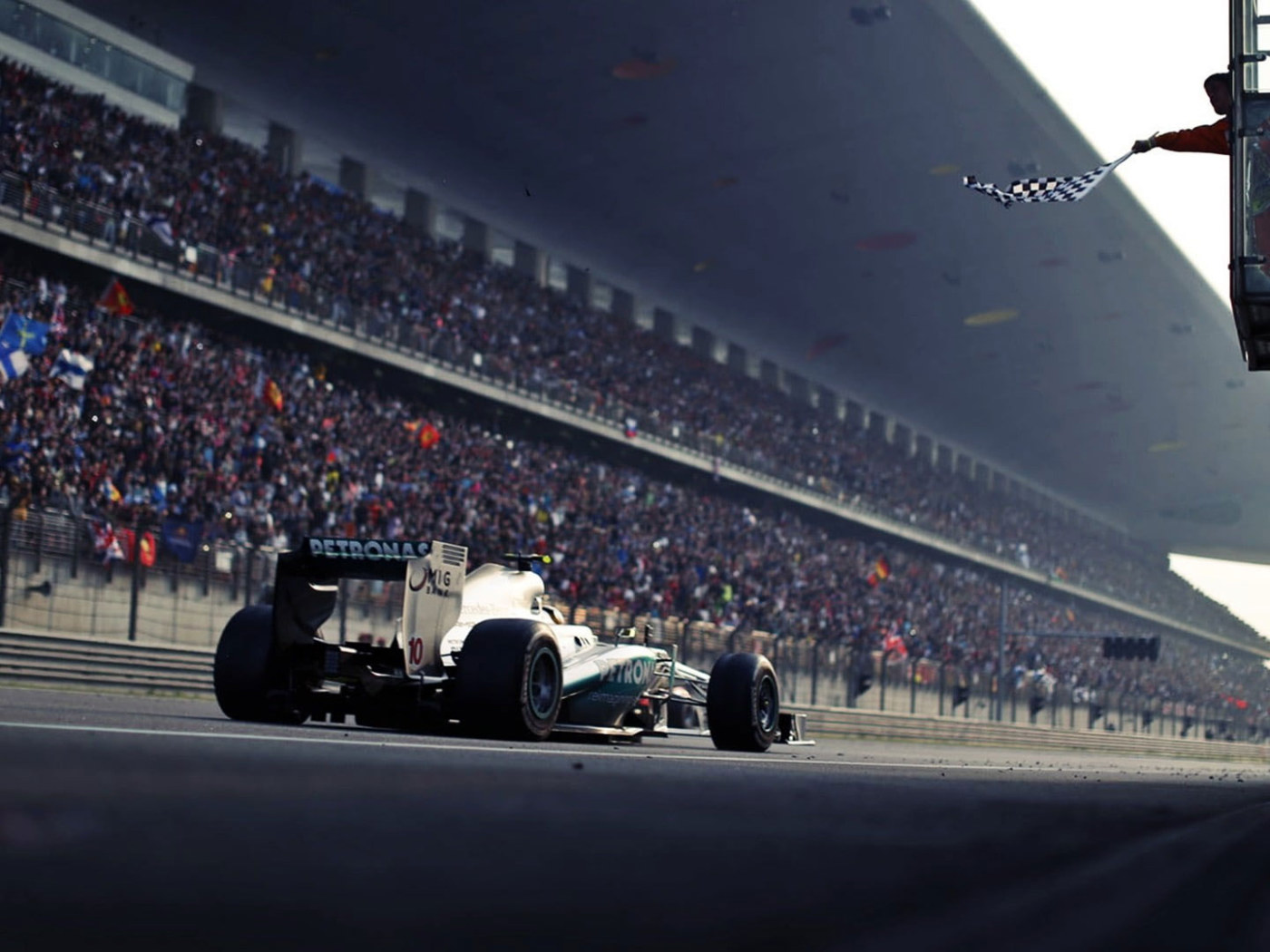 Wallpaper Race Car Formula One F1 Race Track Checkered • Wallpaper For You HD Wallpaper For Desktop & Mobile