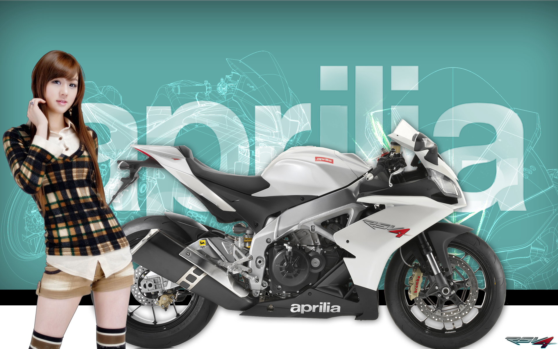 Hwang Mi Hee HD Wallpaper: Ignition, Aprilia RSV4. Classicwinters Blog! Android, Drupal, Graphics and Design