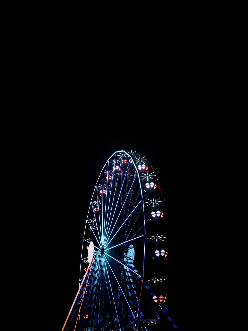 Lighted Ferris Wheel Photo