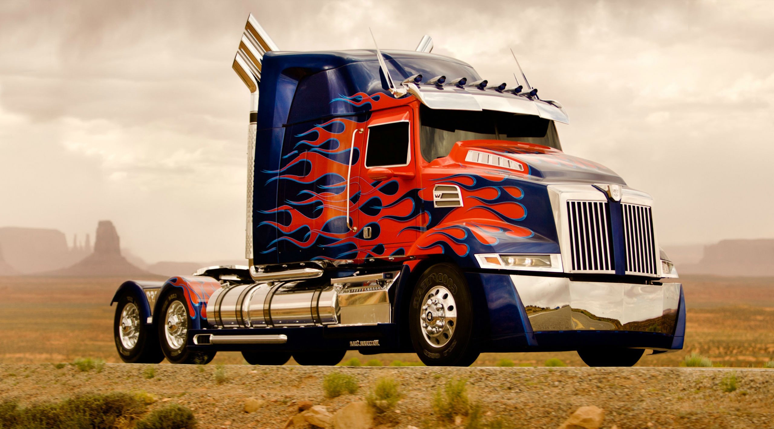 Optimus Prime Truck Wallpaper background picture