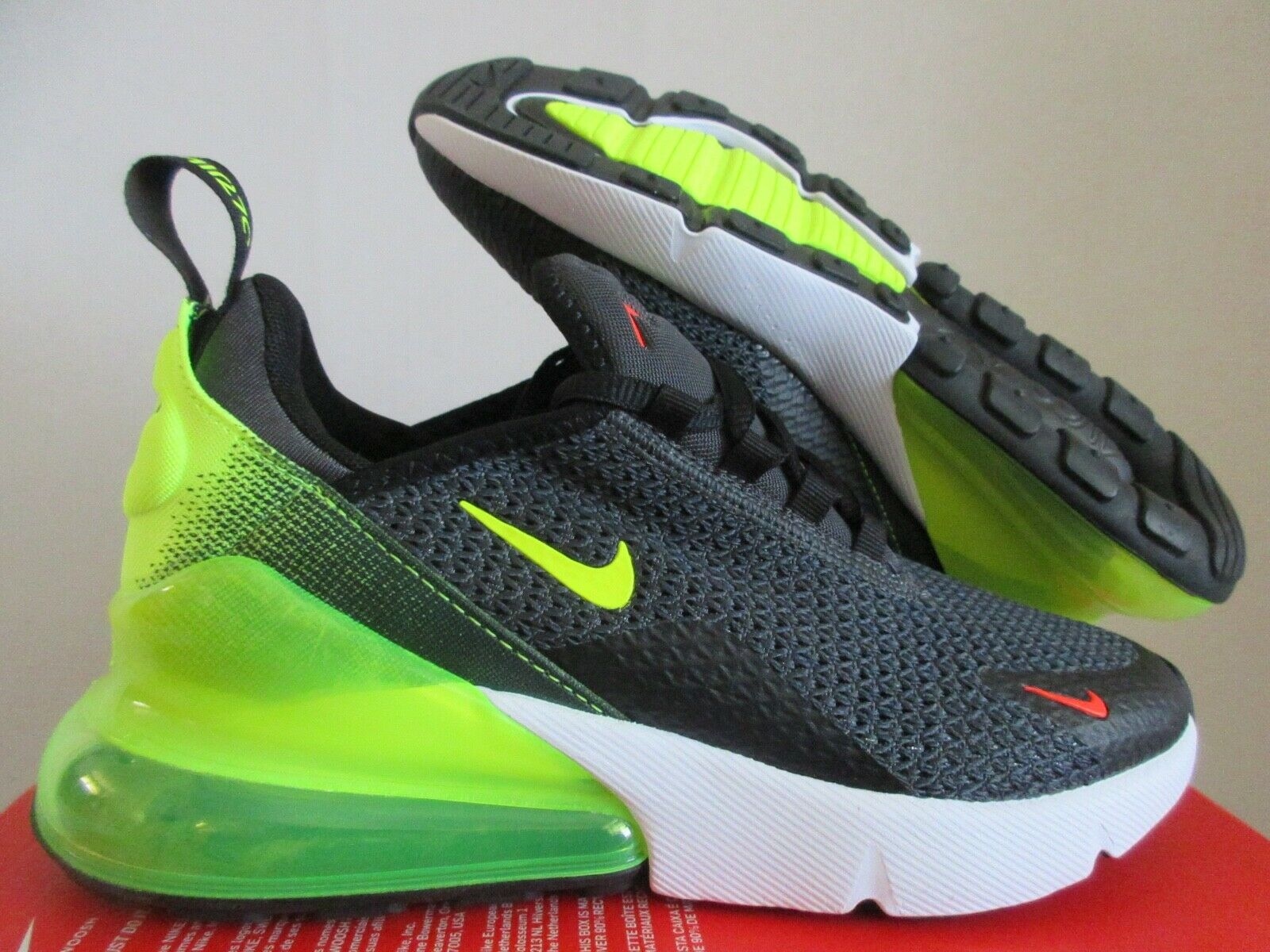 Nike Air Max 270 (gs) Big Kids Shoes Size 6.5y Anthracite Style Av5141 001 online