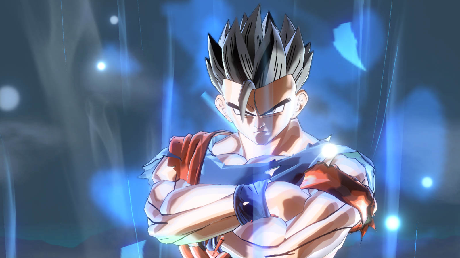 Goku and Gohan Ultra Instinct (2 Custom Movesets)(Custom Aura)
