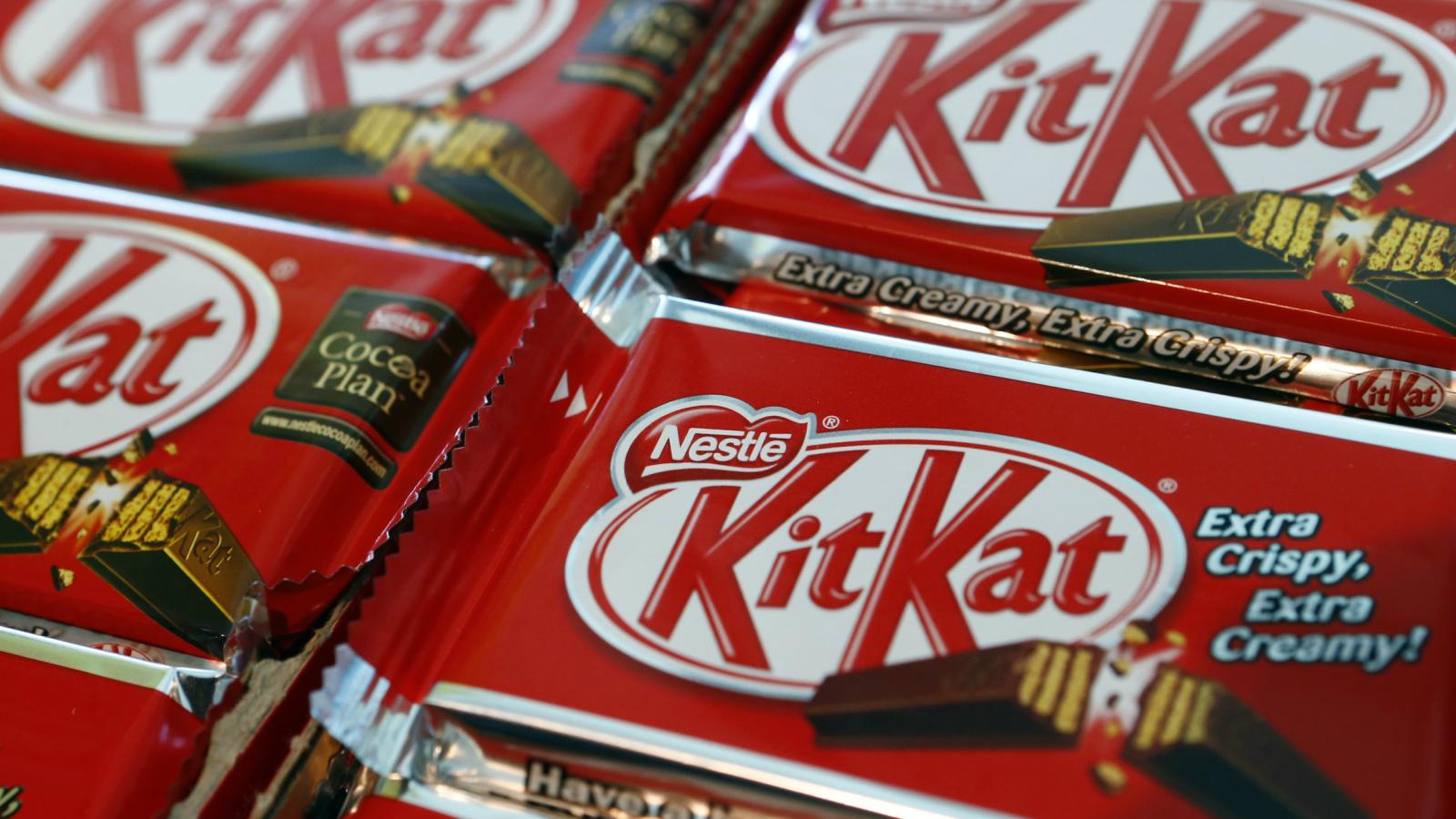KitKat bars will no longer be made with cocoa harvested
