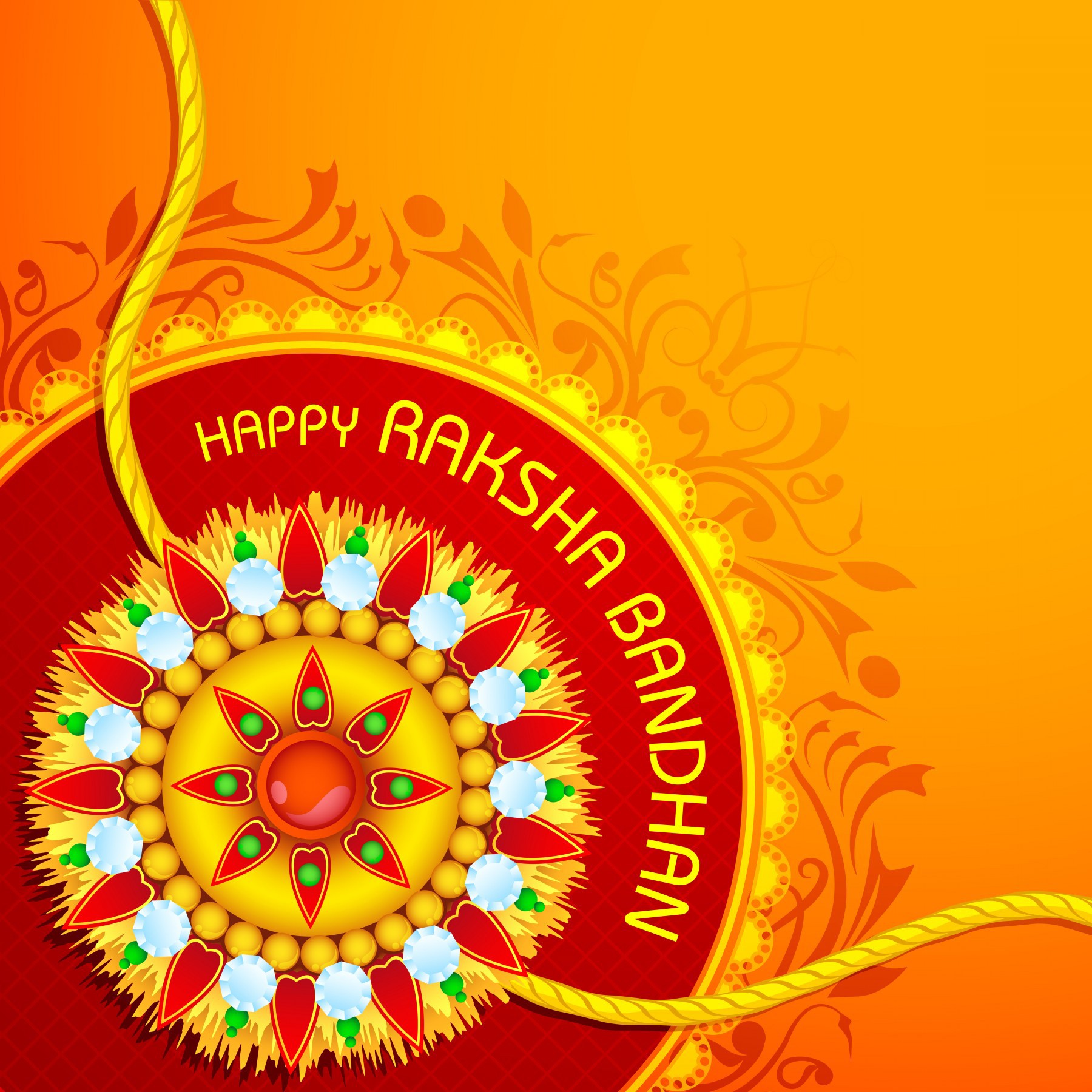 Best Raksha Bandhan 2015 Image HD 3D Wallpaper with Brothers & Sisters Free Download for Facebook Cover Pics, Desktop