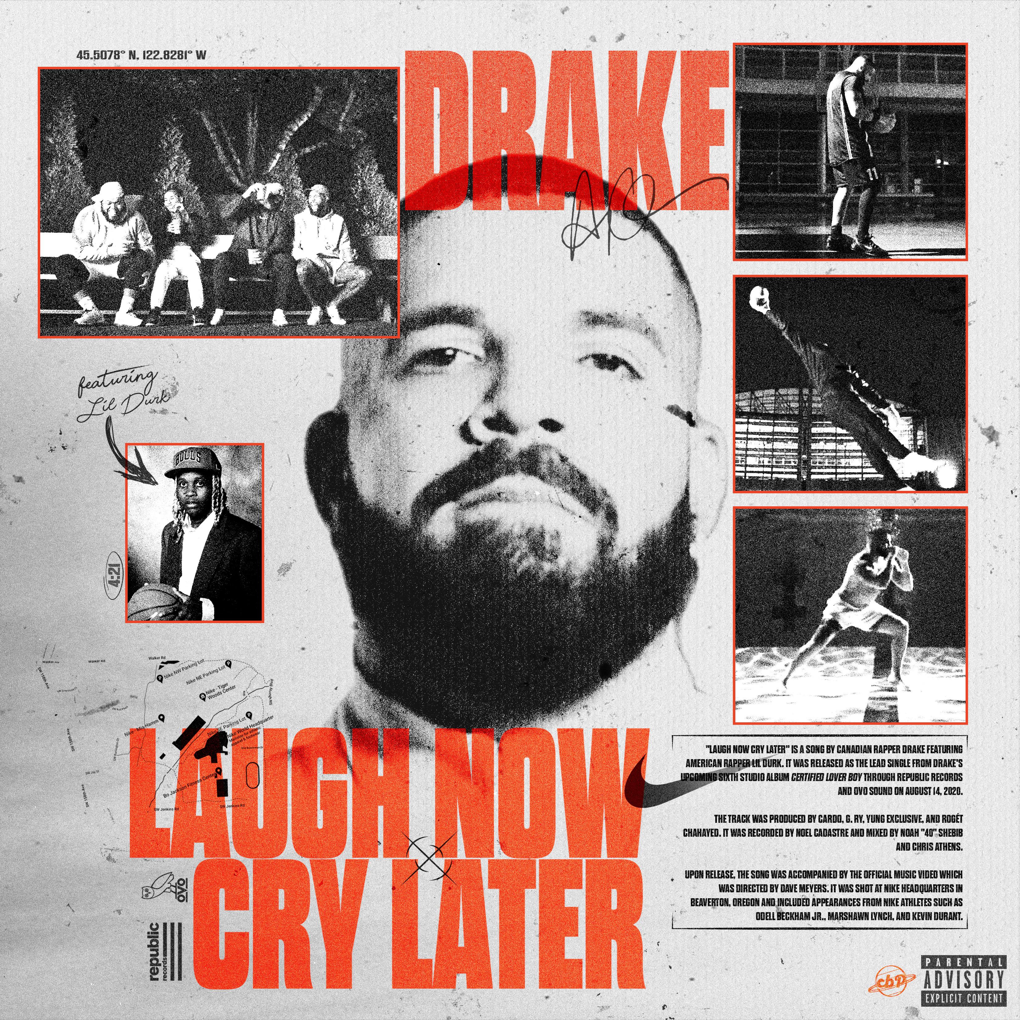 Laugh Now Cry Later (alternate cover Drizzy