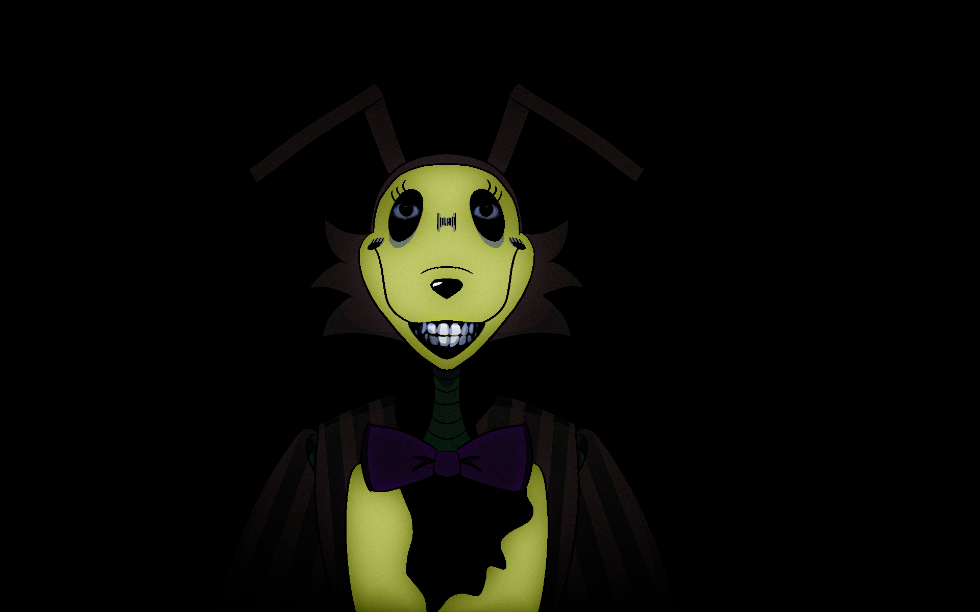 I drew The Pumpkin Rabbit from the Walten Files, how did I do?: fivenightsatfreddys