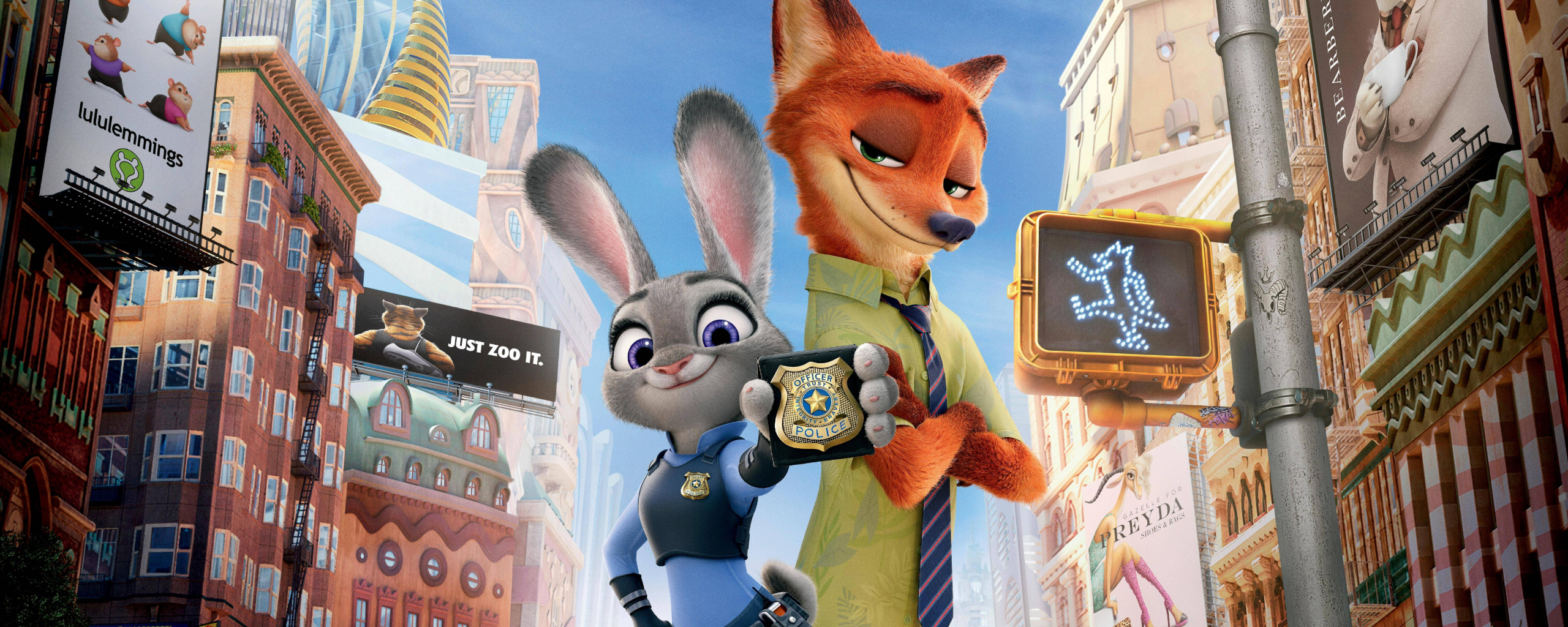 Desktop Wallpaper Zootopia Animated Movie, Judy Hopps And Nick Wallpaper, HD Image, Picture, Background, Reirl4