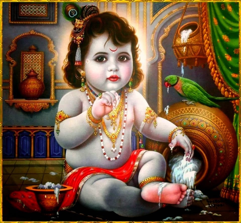 Baby Krishna Wallpaper
