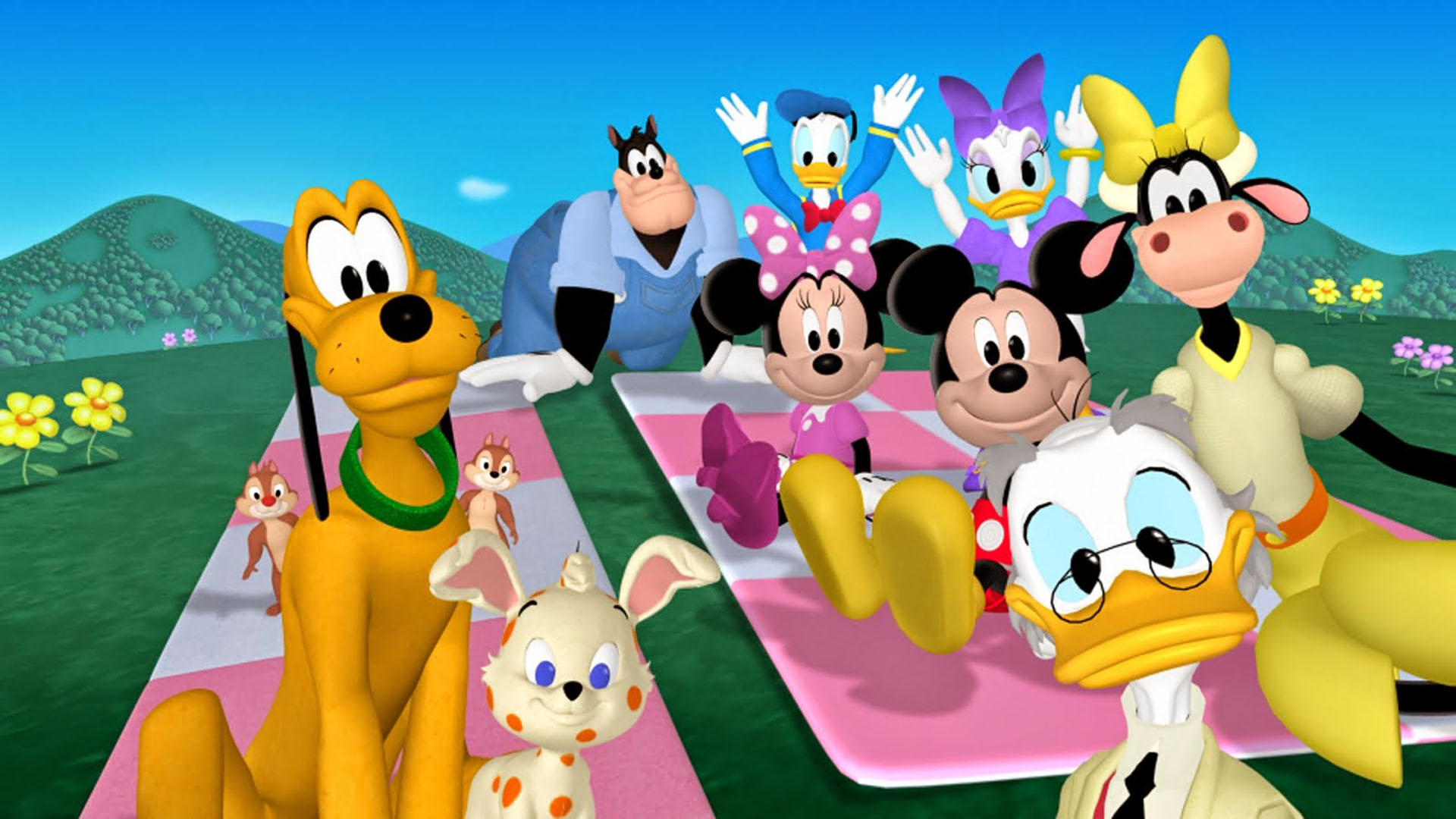 Cartoon Mickey Mouse Disney Clubhouse Desktop HD Wallpaper For Pc And Tablet 1920x1080, Wallpaper13.com