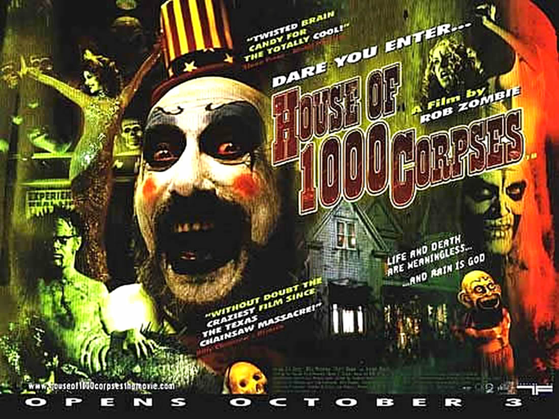 HOUSE OF 1000 CORPSES And Gore B Movie Posters