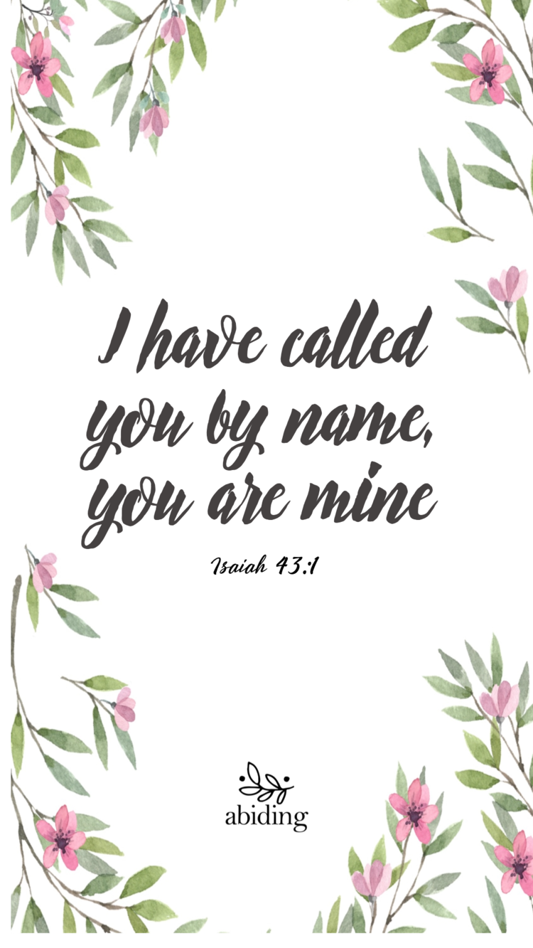 Isaiah 43 1 Wallpapers Wallpaper Cave