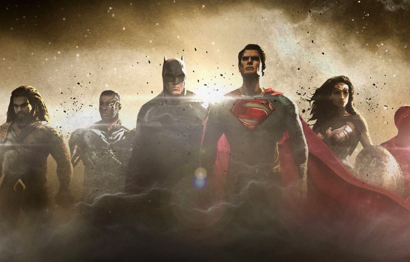 Wallpaper Wonder Woman, Batman, Movie, Cyborg, Flash, Aquaman, Justice League, Justice League, Super Man image for desktop, section фантастика