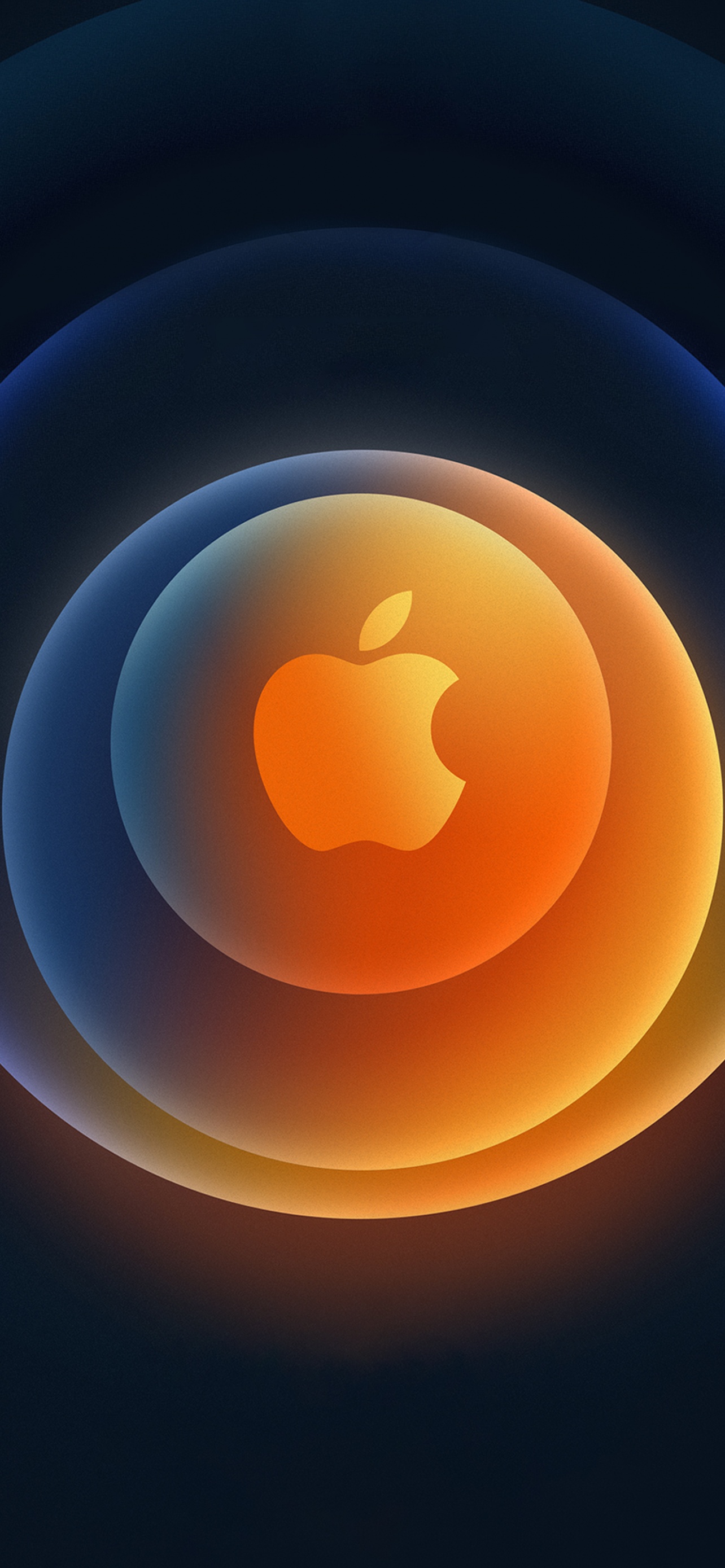 Apple Wallpaper 4K, iPhone Event, logo, Dark background, Technology