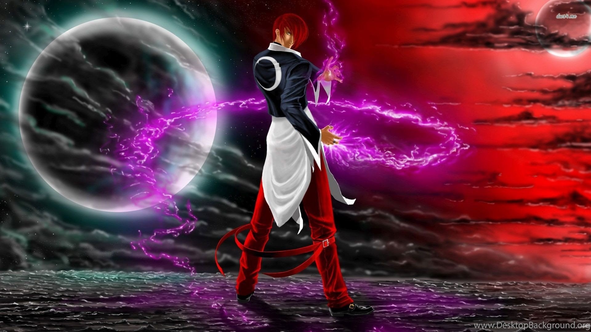 Iori Yagami The King Of Fighters Game Wallpaper 1920x1080 1080p. Desktop Background