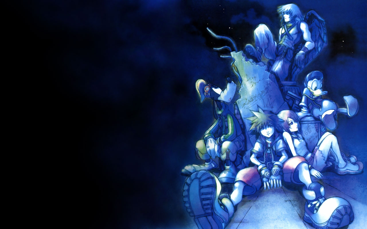 blue kingdom hearts 1280x800 wallpaper