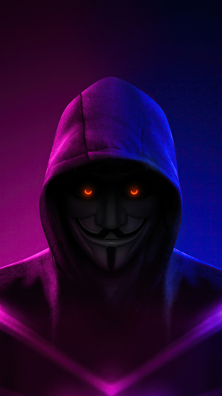 Anonymus Hoodie Closeup 4k iPhone iPhone 6S, iPhone 7 HD 4k Wallpaper, Image, Background, Photo and Picture
