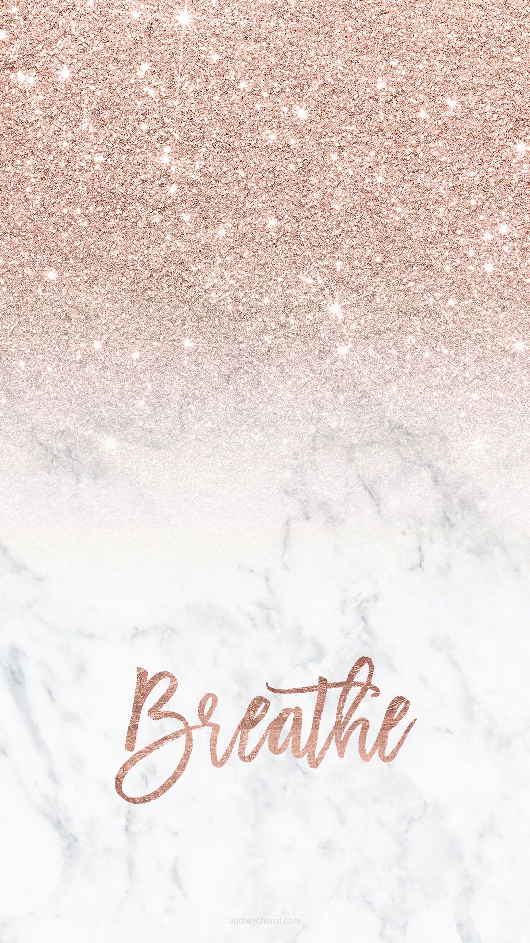Gold Glitter Ombre Wallpaper