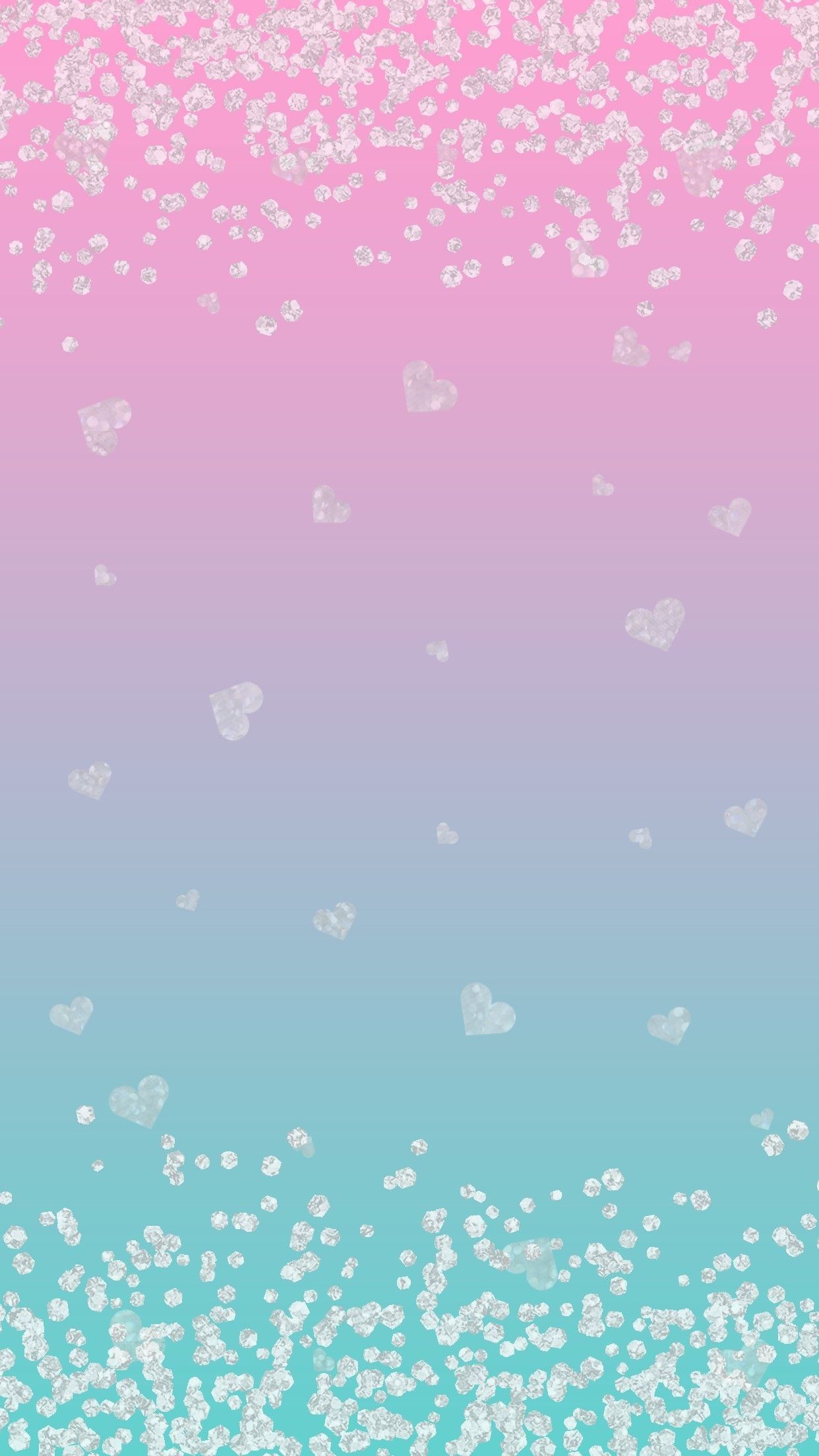 Blue and Pink Wallpaper