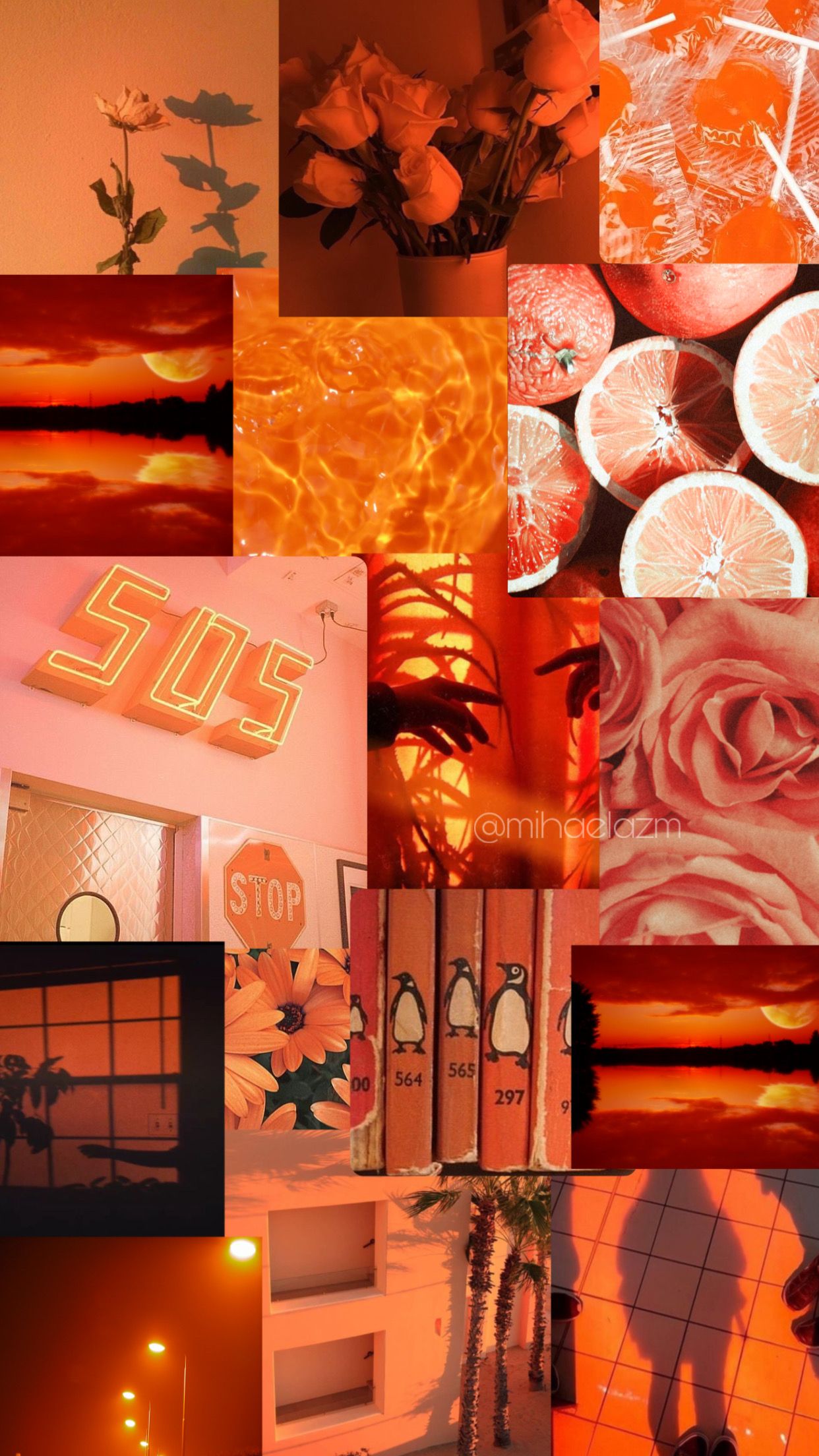 Aesthetic Wallpaper. Orange aesthetic, Orange wallpaper, Aesthetic wallpaper