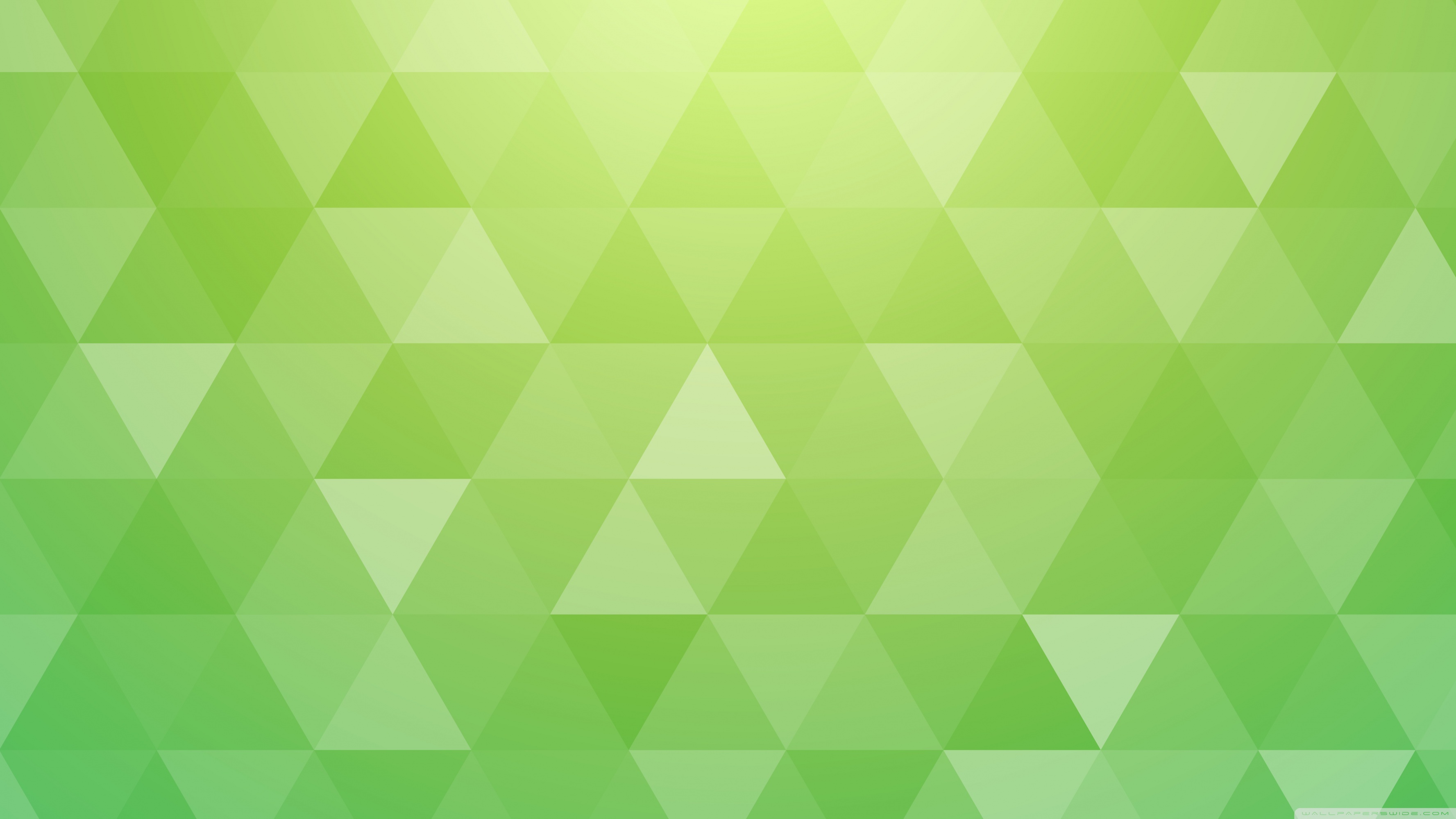 Bright Green Abstract Geometric Triangle Background Ultra HD Desktop Background Wallpaper for & Triple, Tablet